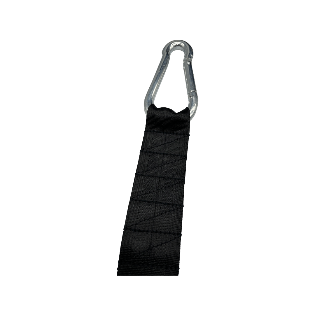 EpicBody Sled Vest + Strap- view of strap carabineer