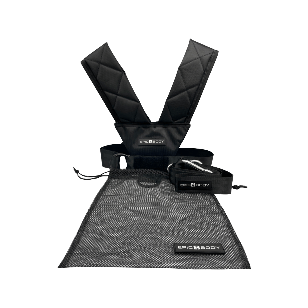 TM SLED VEST/ LAUNCH VELT BUNDLE- VIEW OF COMPLETE KIT