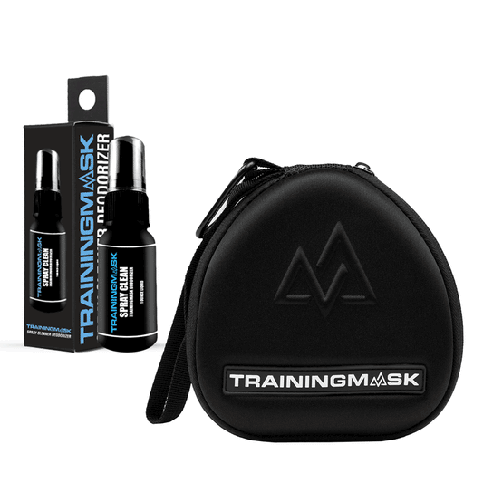 Training Mask Carry Case, and Spray Clean