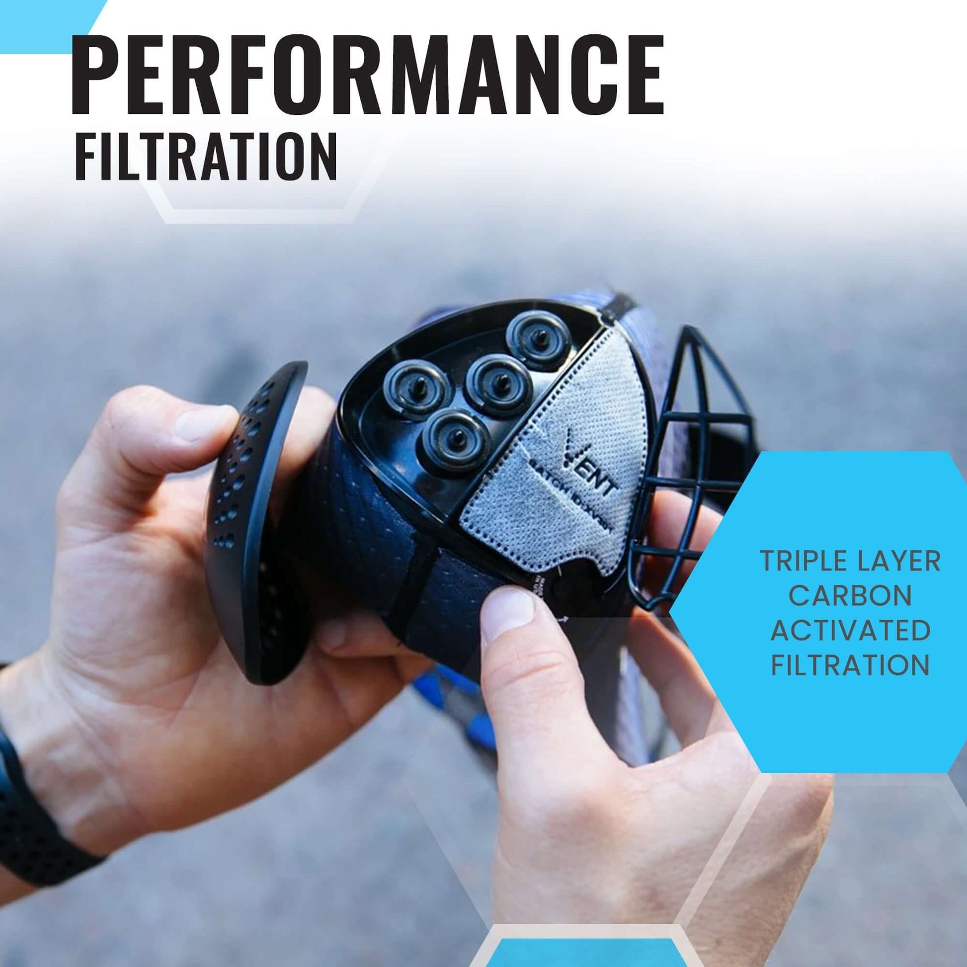 VENT Filtration Mask- Performance Filtration