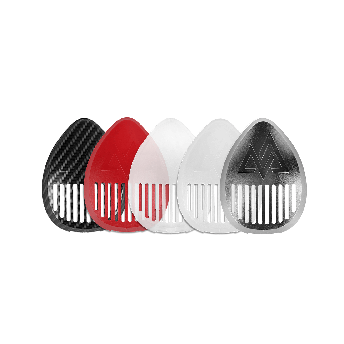 3.0 Accessory Front Clip Bundle-Carbon Fiver, Red, Clear, White, and Platinum Chrome